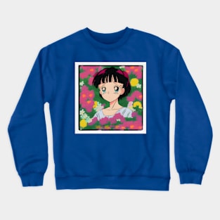 Cute  retro Anime girl Crewneck Sweatshirt